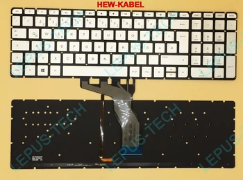 

Original GR Keyboard for HP 15-AB 15-AK 15AB 15AK 001tx 15-ab065tx with backlight German silver 6K+NC802.50G NSK-CW5BC 0G