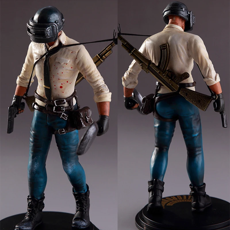 

Game Playerunknown's Battlegrounds good luck eat chicken PUBG tonight winner winner chicken dinner action figures toy model