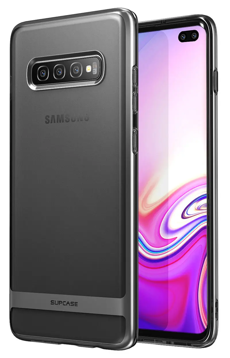 SUP чехол для samsung Galaxy S10 Plus чехол 6,4 дюймов UB Metro Премиум Тонкий Мягкий ТПУ чехол с гальваническим покрытием Прозрачный чехол