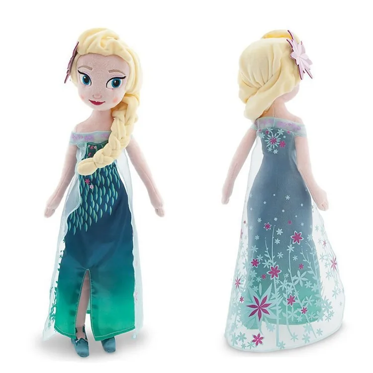 Disney Toys 40 50cm Frozen 2 Anna And Elsa Dolls For Girls Princess Plush Soft Doll Kids Toys For Baby Children juguetes