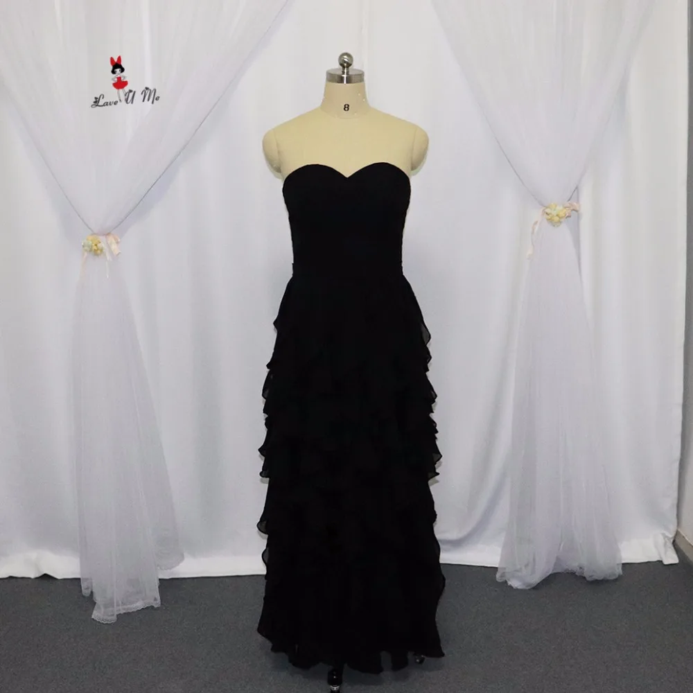 Tiered Chiffon Bridesmaid Dress