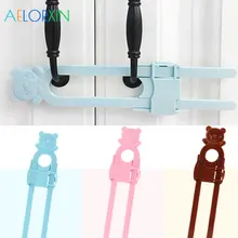 Медвежонок u-образный замок для шкафа защита от детей Детская безопасность замок для ребенка шкаф Детская безопасность Детские продукты замок для шкафа