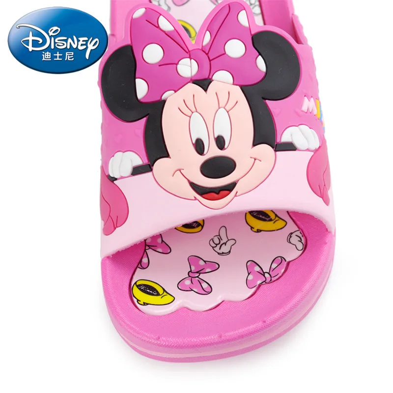 Новинка 2019 детская обувь Disney детские тапочки шлепанцы для мальчиков и девочек с