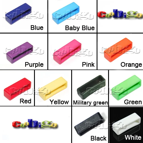 

25~1000pcs Pack 1"(26.5mm) Webbing Colorful Plastic Belt Loop Keeper Dog Collar Harness Backpack Straps Bag Parts #FLC094(Mix-s)