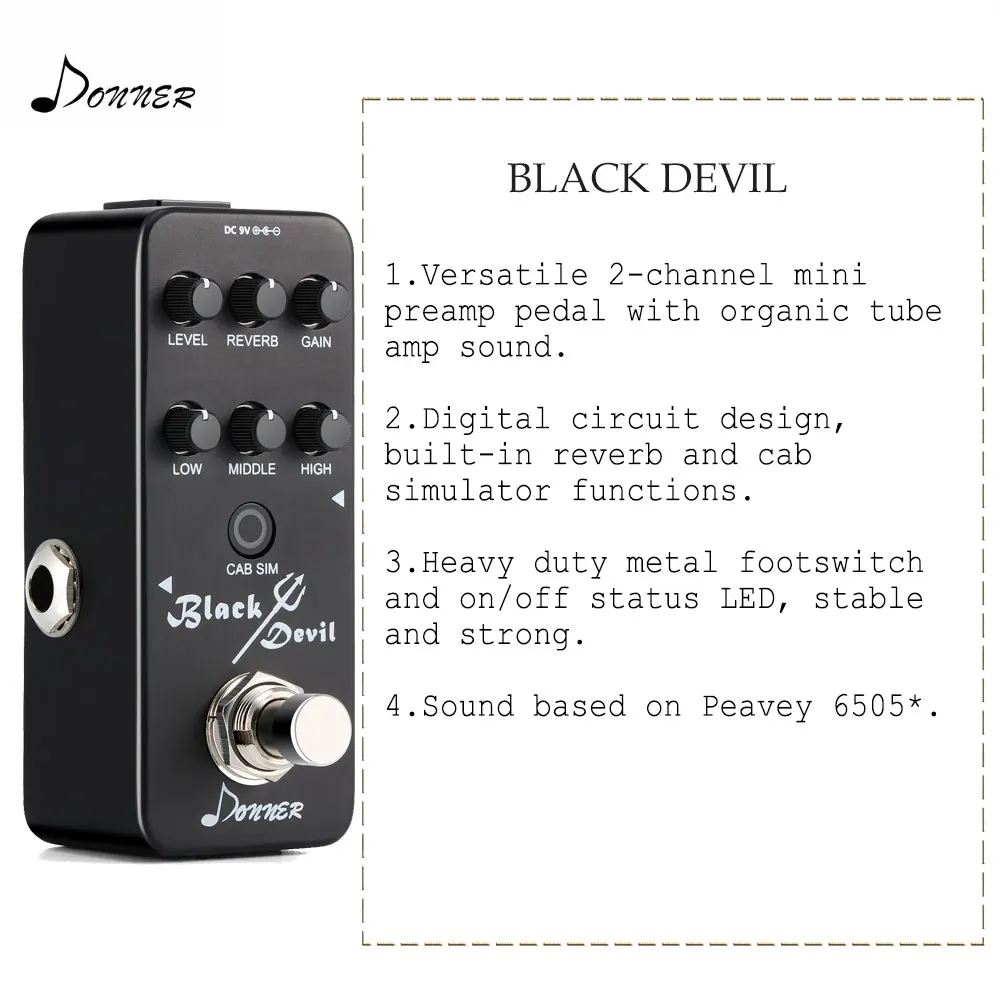 Donner Mini Preamp Guitar Effect Pedals Protable Electric Guitar Mini Preamp Organic Tube Amp Sound Pedals Guitar Accessories Donner Mini Preamp Guitar Effect Pedals Protable Electric Guitar Mini Preamp Organic Tube Amp Sound Pedals Guitar Accessories
