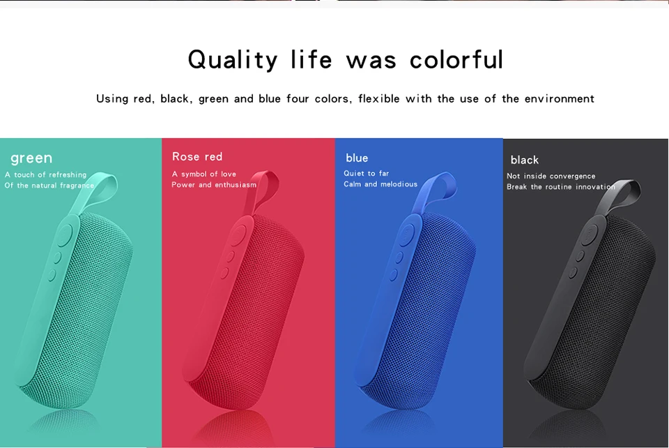 Magift204 Portable Bluetooth Speaker Wireless Bass Sound Mini Outdoor Speakers Support TF FM Radio Audio Handfree For Xiaomi (12)