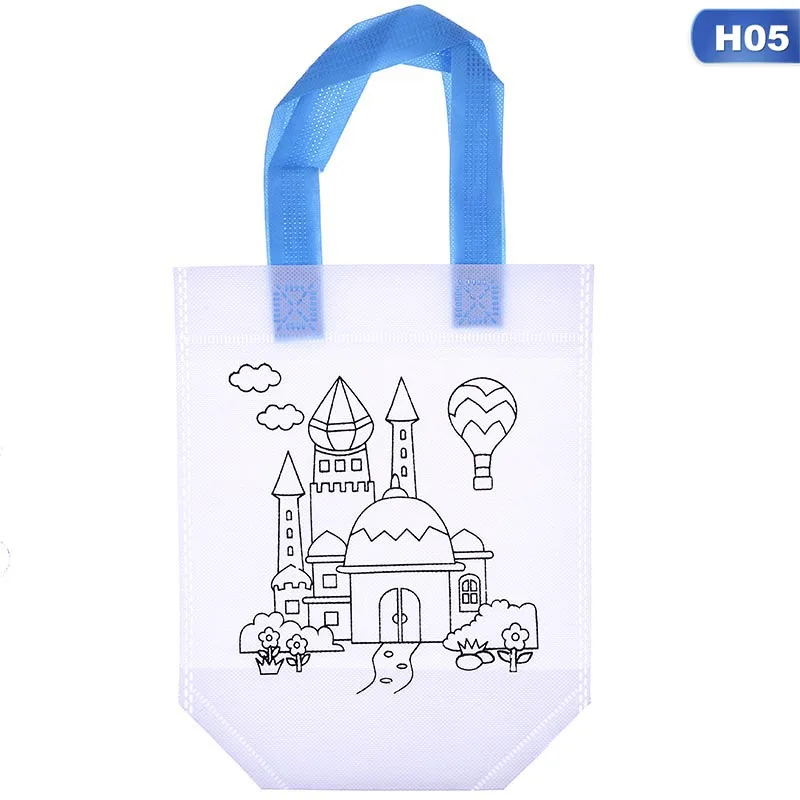 1pc For Children DIY Drawing Craft Color Bag Children Learning Educational Tools With A Safe Watercolor Pen For Baby Gifts