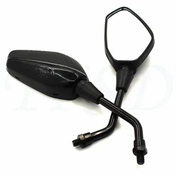 

Universal 10mm Motorcycle Mirror Scooter E-Bike Rearview Mirrors Back Carbon Fiber color design For Honda CBR500R CB500F CB500X