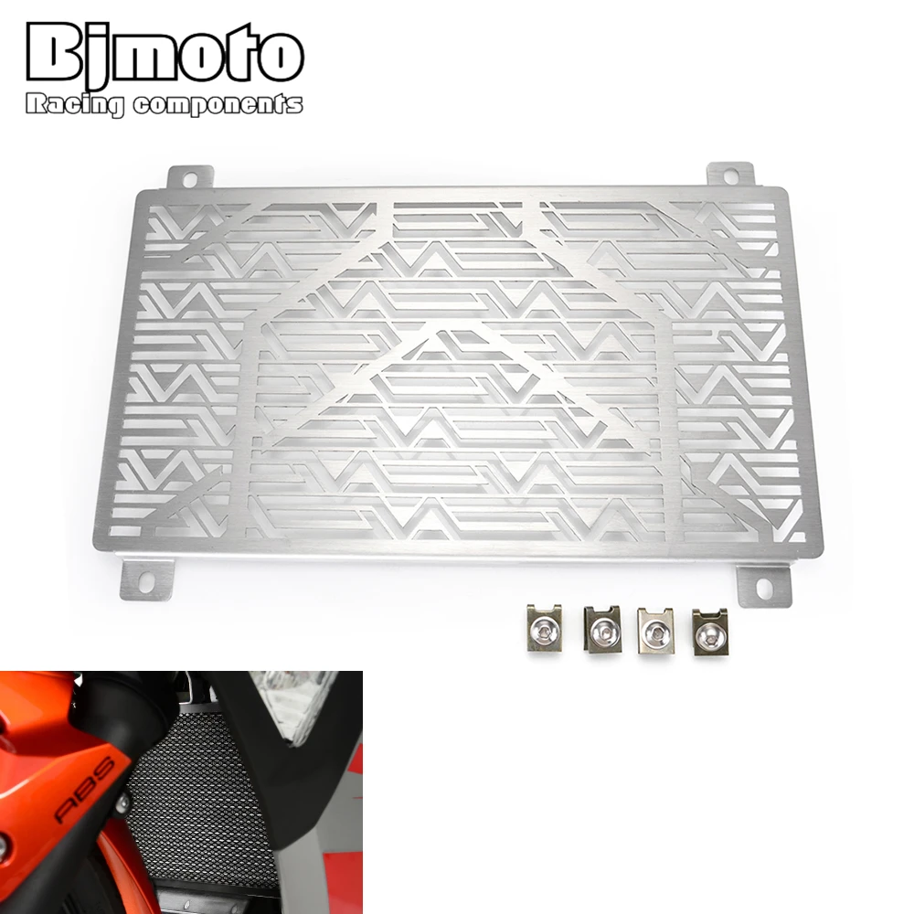 

BJMOTO Motorcycle Radiator Bezel Guard Cover Protector For Kawasaki ninja 400 ninja400 2018-2019 Radiators Protetive Grille