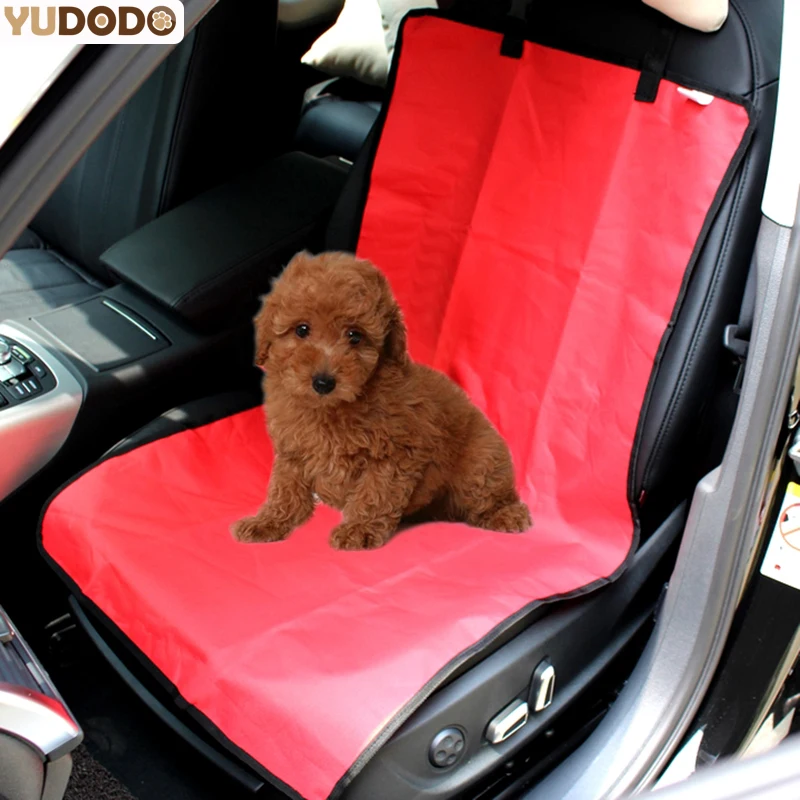 110*49cm Waterproof Dog Car Seat Cover Black/Blue/Red Solid Front Seat