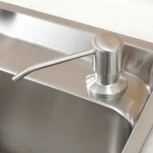 Матовая нержавеющая сталь кухня и ванная комната дозаторы жидкого мыла раковина блюдо диспенсер бутылка мыло диспенсер Аксессуары для ванной комнаты