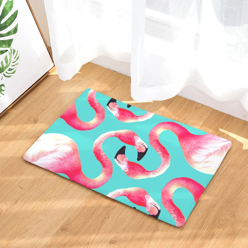 Пылезащитный Добро пожаловать домой входные двери коврики розовый двойной