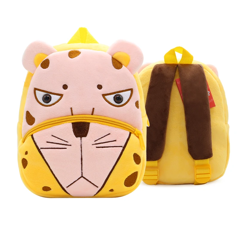 

Cute zebra animals cartoon kids plush backpack toy mini school bag Children's gifts kindergarten boy girl student baby bags