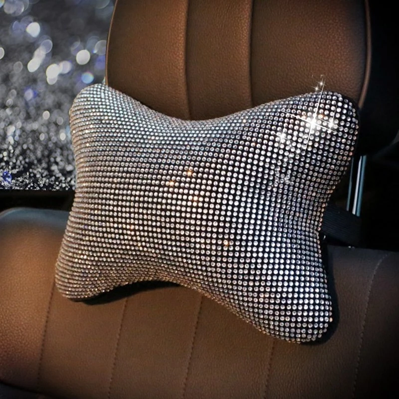 Luxury-Full-Crystal-Car-Headrest-Waist-Cover-Cute-Car-Interior-Accessories-1