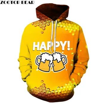 

Wonderful Beer Time 3D Printed Brand Casual Hoody Sweatshirts Men Tracksuit Hoodies Pullover Streetwear Coat DropShip ZOOTOPBEAR