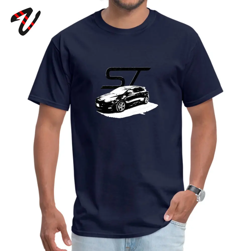 Normal Crewneck T Shirts Summer Autumn T Shirt Short Sleeve Classic Pure Cotton Cool Tops & Tees Casual Mens Top Quality Focus ST Wear your Passion 14019 navy