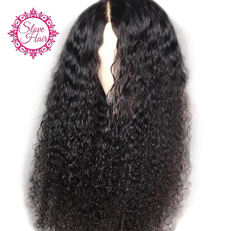 

13*4 Curly Wig Remy Brazilian Lace Front Human Hair Wigs For Women Natural Black Plucked With Baby Hair And Bleached By Slove