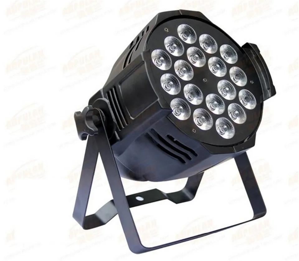 سبائك الألومنيوم LED الاسمية 18x12 W RGBW 4in1 LED الاسمية يمكن Par64 led أضواء dj العارض غسل الإضاءة المرحلة ضوء ضوء