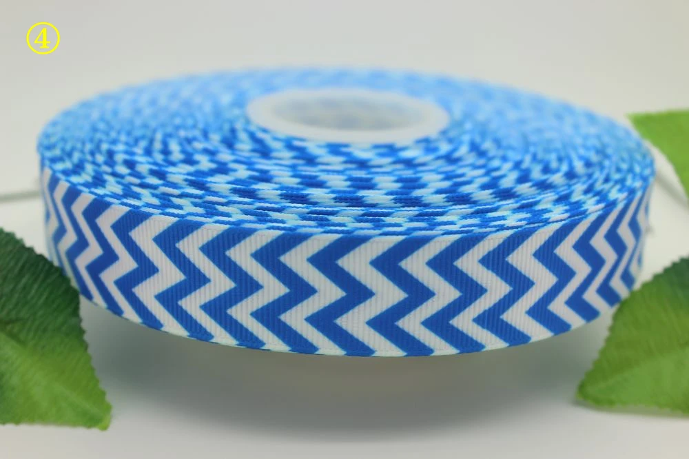 Новое поступление 7/8 ''Бесплатная доставка Шеврон Печать 11 цветов grosgrain лента