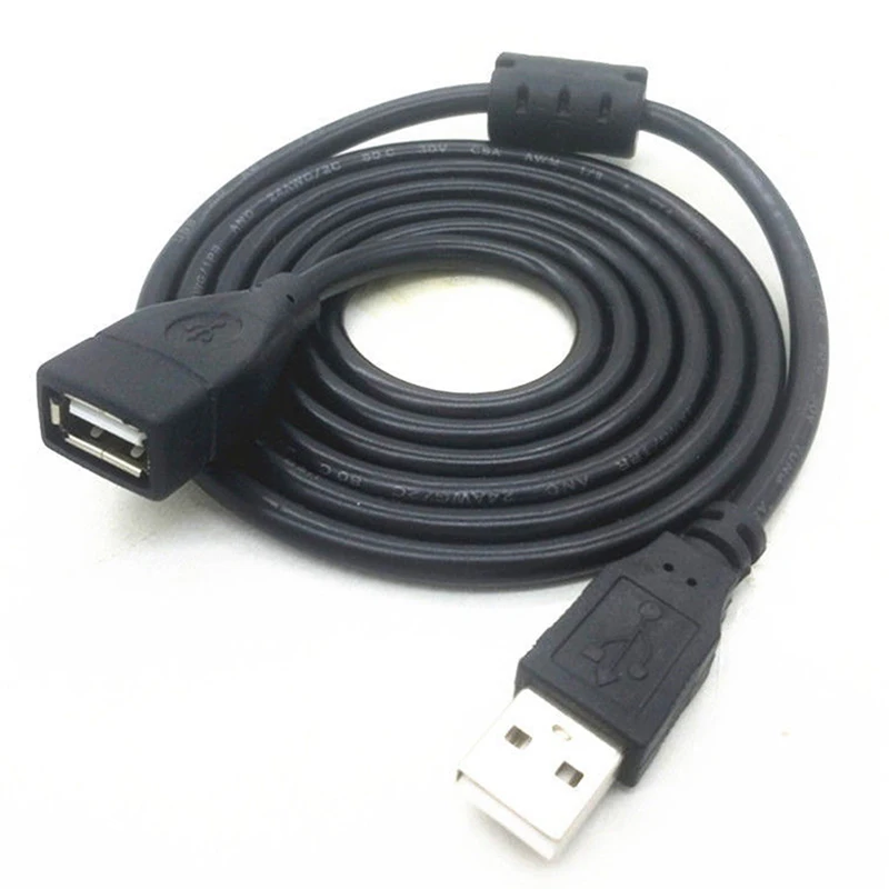 USB 2.0 الذكور إلى الإناث كابل يو اس بي 5 m موسع الحبل سلك البيانات فائقة السرعة تمديد كابل للكمبيوتر محمول لوحة المفاتيح
