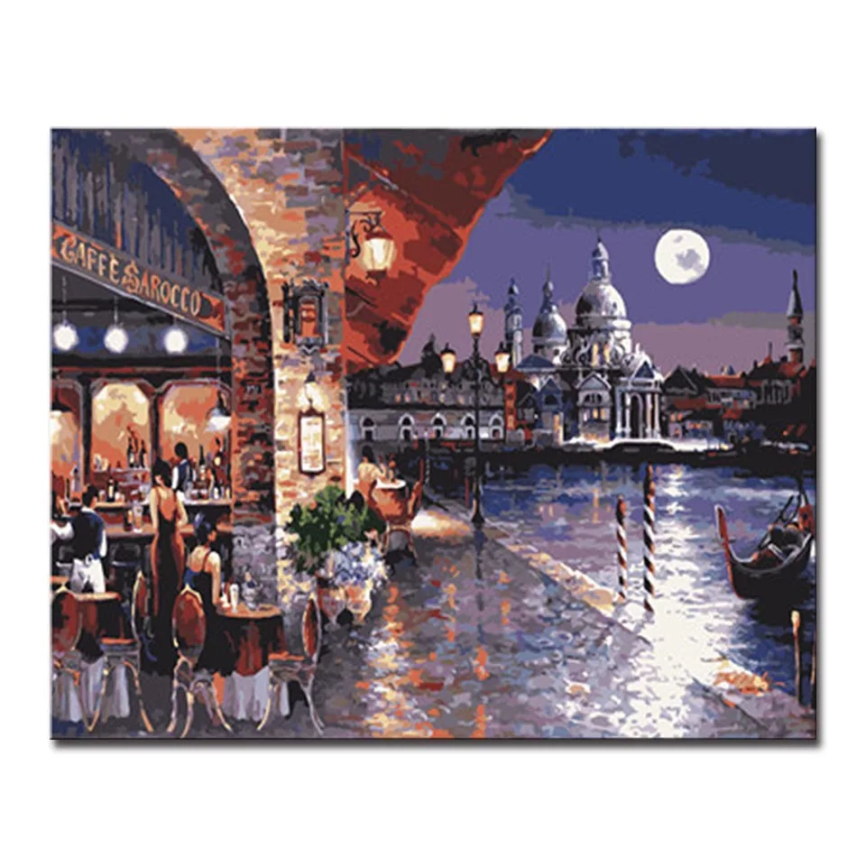 Night View Restaurant Islamic Church Landscape
