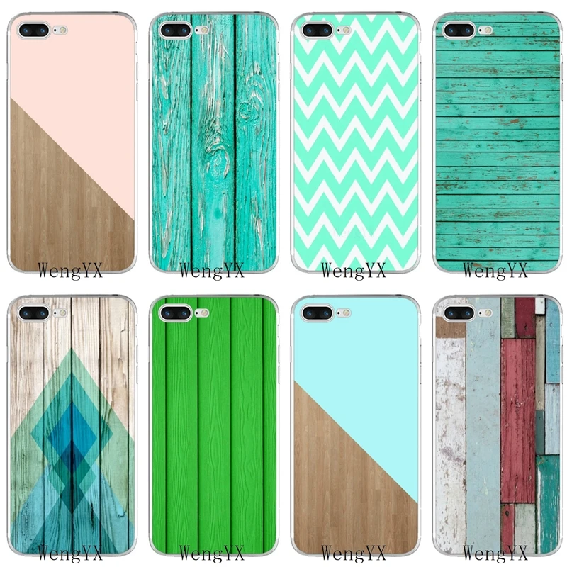 

cool mint Green Chevron Wood print slim silicone TPU Soft phone case For iPhone X 8 8plus 7 7plus 6 6s plus 5 5s 5c SE 4 4s
