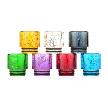 

Hot item Wide Bore Mouthpiece 810 Drip Tips colorful resin drip tip 810 for TFV12 Prince I just 3 TFV8 BIG BABY Atomizers tank