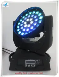 6/лот Америка dj сценический свет 36x18 Вт rgbwauv 6в1 движущаяся головка led zoom или led сценический свет zoom для вечерние ночной клуб бар