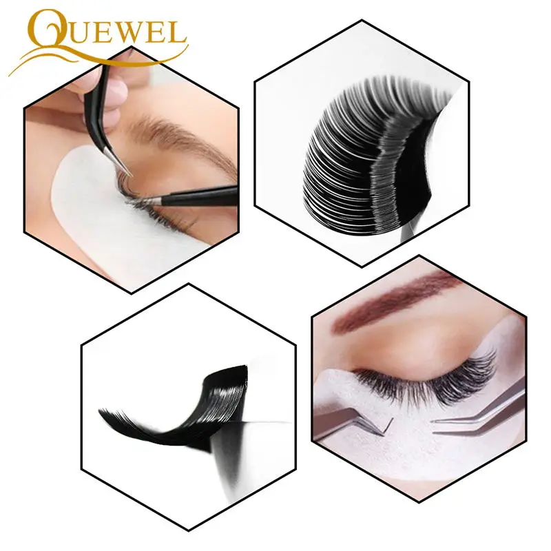Quewel Extensão Pestanas Falsas Único Onda Personalidade Cílios Enxerto Pestana Macia Natural Russo Artificiais lm 3 Quewel Extensão Pestanas Falsas Único Onda Personalidade