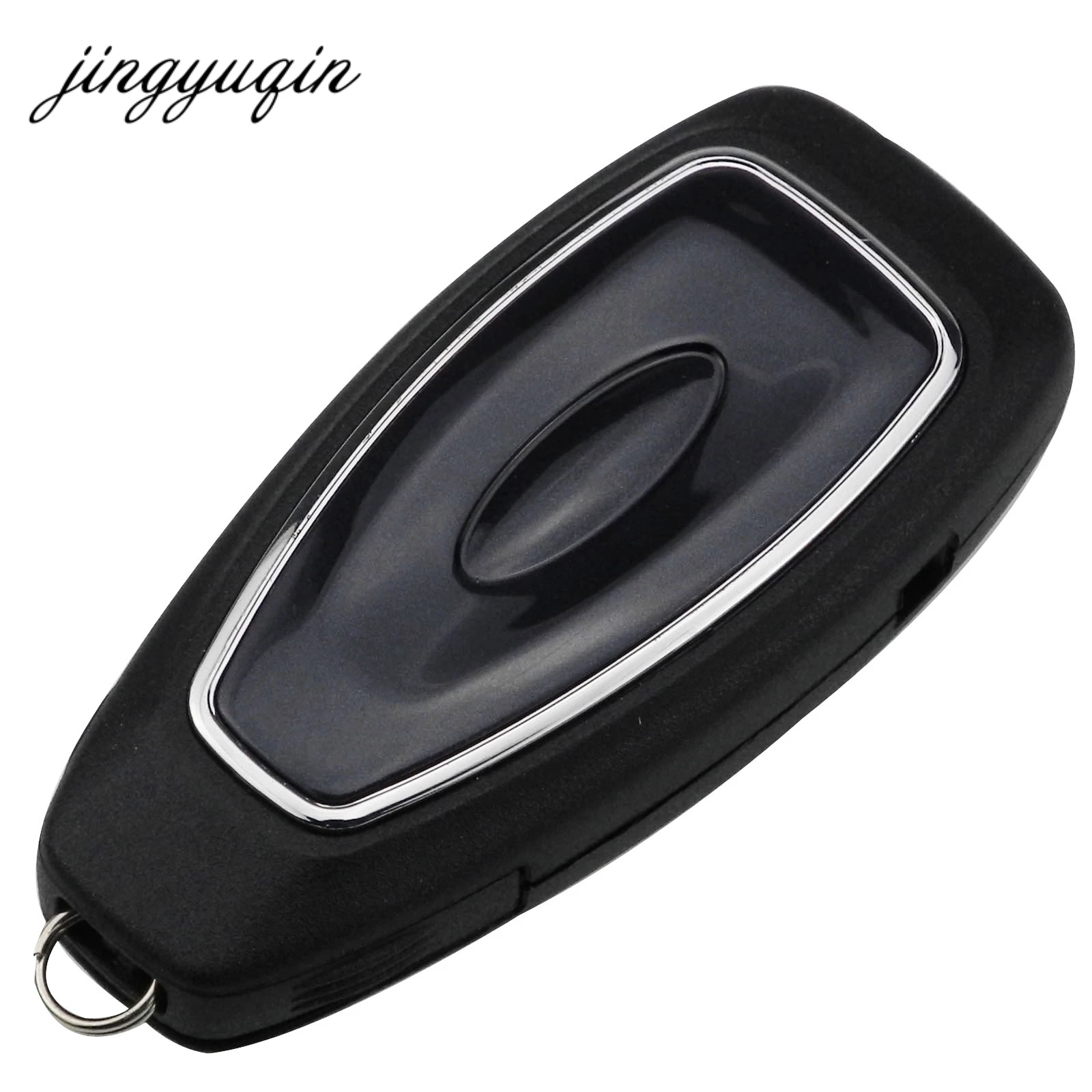 Jinyuqin 3 кнопки дистанционного смарт ключа чехол для Ford Focus C Max Mondeo Kuga Fiesta Titanium FOB