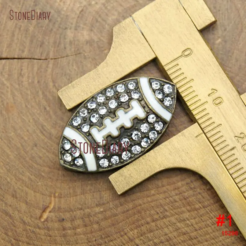 20181008-PC15268-Cheap Zinc Alloy Connector White Oil Drip White Rhinestone Pave Pure Gold Color, Sliver Plated, Electroplating Bronze Color Olivary  Double Bail Pendant Clearance_1