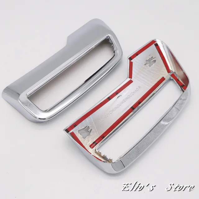 Car Styling 2PCS ABS Plastic Tail Rear Exhaust Muffler End Pipe Cover Decoration Trim For Peugeot 3008 5008 Allure 2017 2018