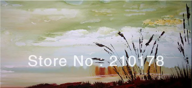 

handmade oil painting on canvas modern 100% Best Art Landscape oil painting original directly from artis LA1-051