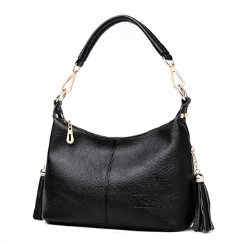 

European and American Style Women's Genuine Leather Bag High Quality Shoulder Crossbody Bags Ladies Phone Bags Handbags