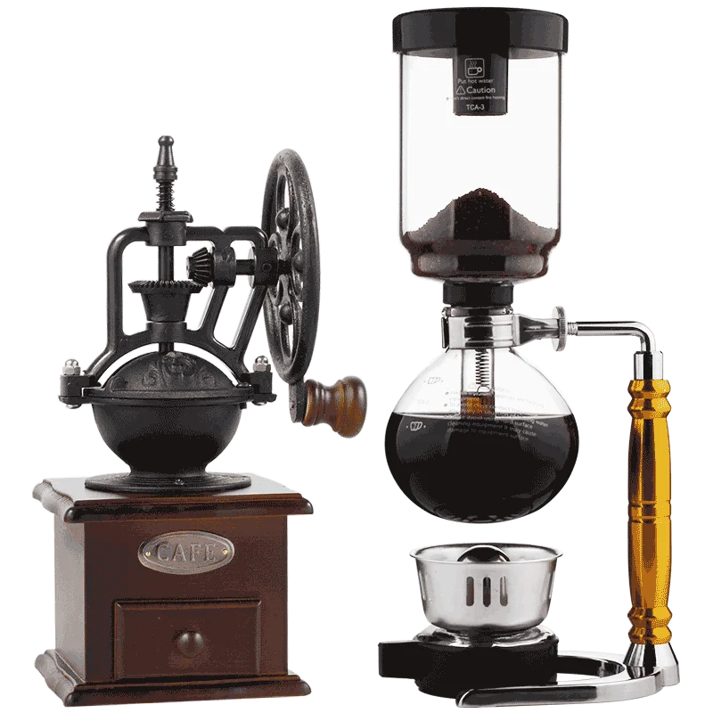 A manual coffee maker Coffee pot Household glass siphon pot