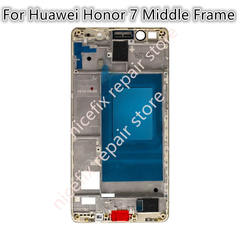 

Middle Frame for Huawei honor 7 Bezel Middle Frame Housing Frame Replacement Repair Spare Parts Phone case for honor7