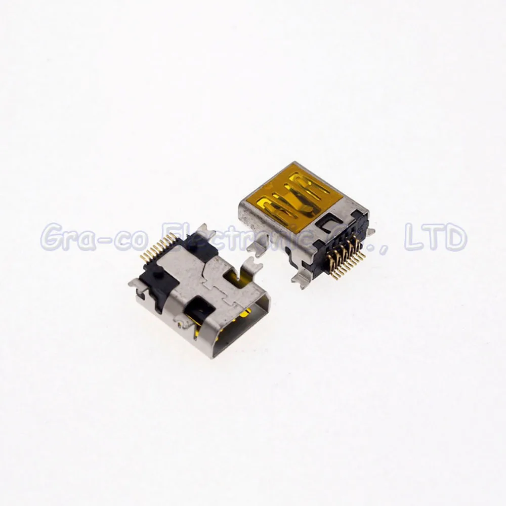 10 шт. Mini-usb 10PIN гнездо 10 P разъем mini-usb для Philips 4 SMD ноги