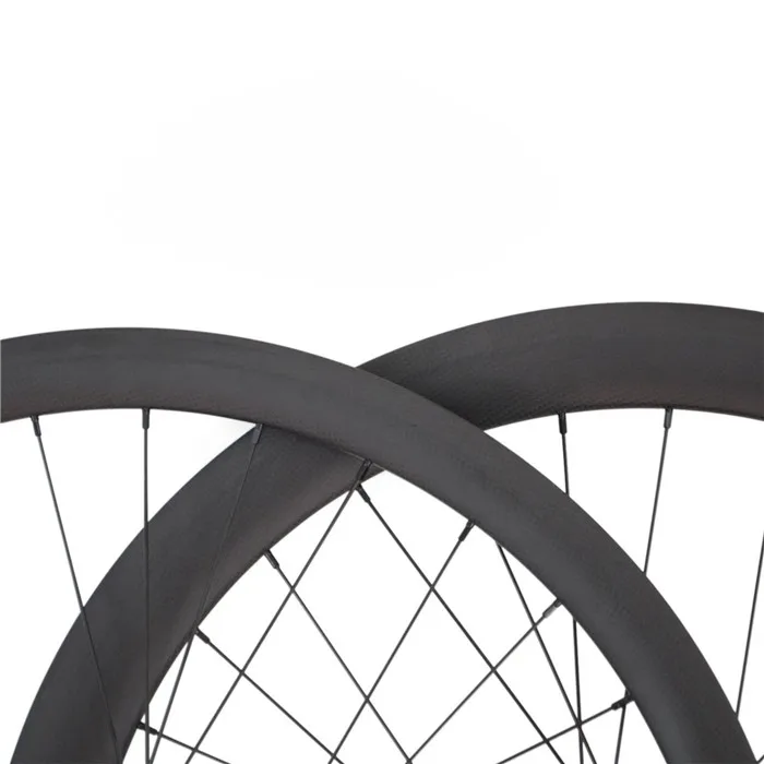 38mm Front 60mm Rear Clincher Carbon Fixed Gear Wheels 700C Track Bike Wheels 4