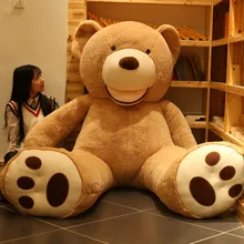 Tamanho grande super unstuffed Brinquedo da pele de Urso De Peluche Gigante grande Ursinho de pelúcia Macia Brinquedo de Pelúcia Barato Pirce Namorada menina Xmas Presentes Criança