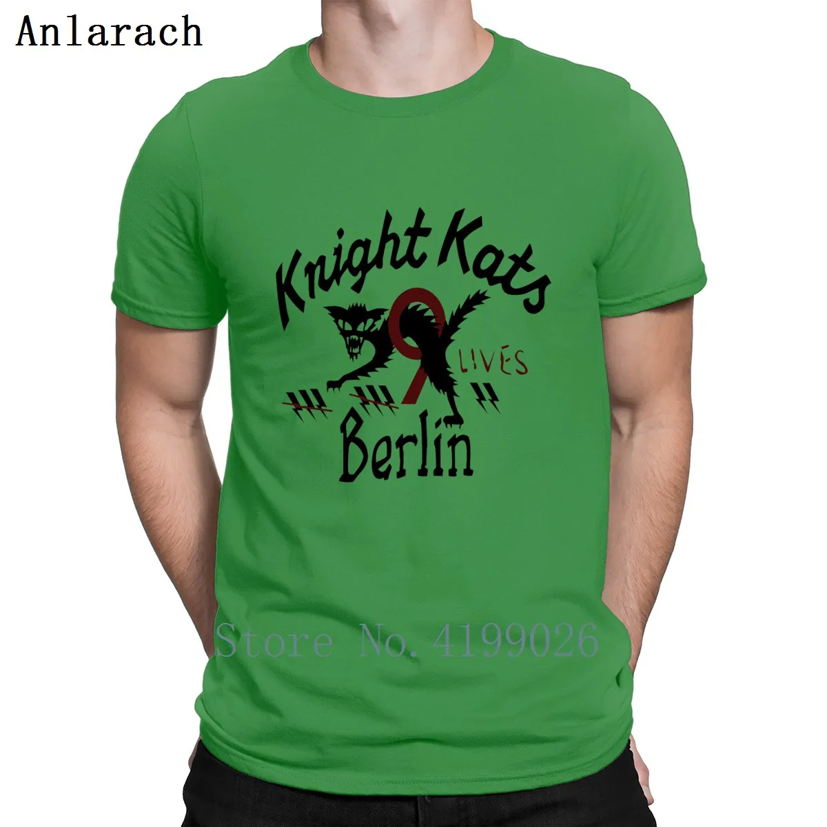 Knight Kats/Берлинская футболка оригинальные футболки Homme на весну и осень хлопковая