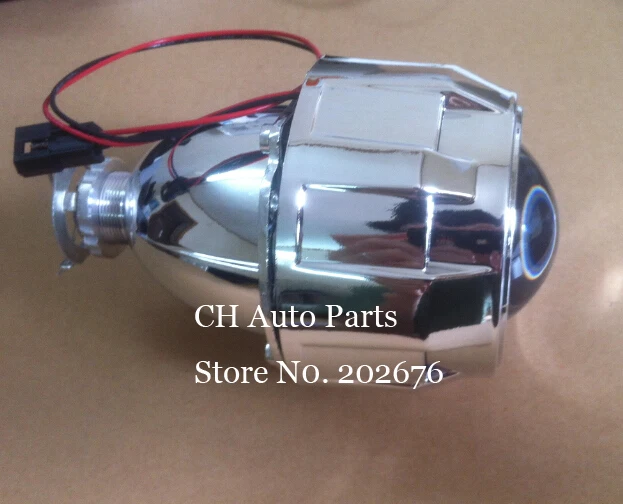 

DLAND OWN MINI HID BI-XENON PROJECTOR LENS 7.1 BRIGHTEST 2.5" WITH BLUE LENS HEADLIGHT H1 H4 H7 HB3 HB4 EASY INSTALLATION