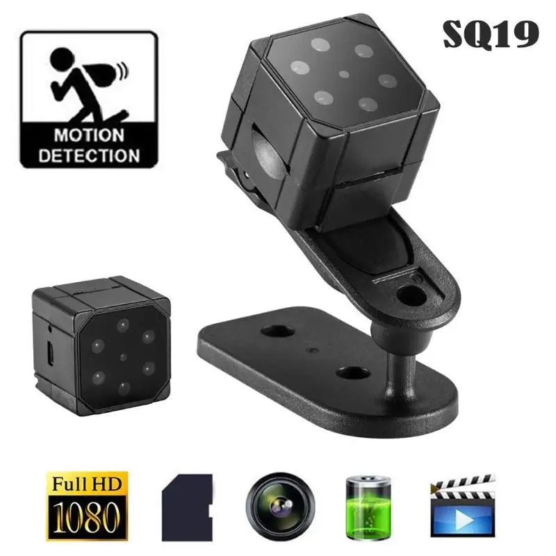

SQ19 Full HD 1080P Mini Car DV DVR Camera Dash Home Security Surveillance IP Camera IR Night Vision Motion Detection Webcam