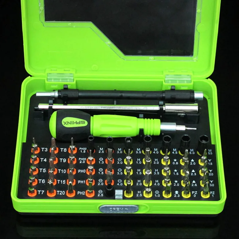 

53-in-1 Multi-function Small Screwdriver Set Mobile Phone Notebook Repair Combination Hardware Tools
