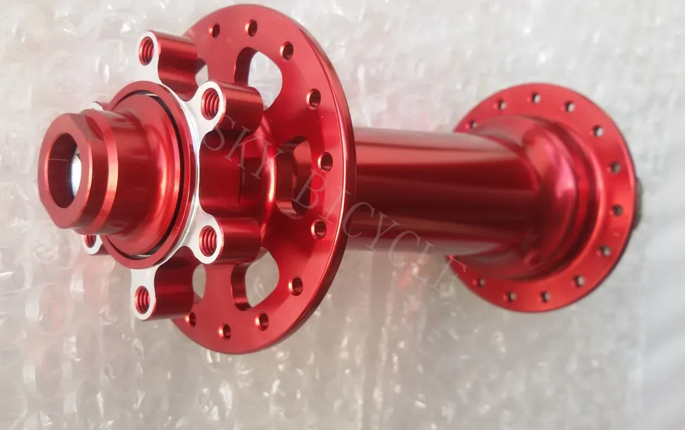 red fat bike hubs