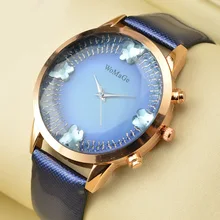 Brand Womage Watch Hot Sell Fashion Women Ladies Watches Leather Straps Female Clock Wrist Watches saat montre femmereloj mujer