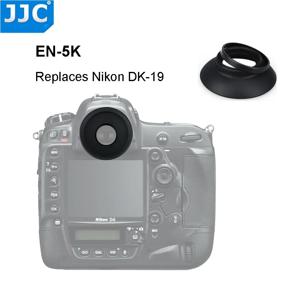 JJC EN-5K наглазник окуляр видоискатель для Nikon D5, D500, D810A, D810, Df, D4S, D800E, D4, D800, D2/D3 серии Заменяет Nikon DK-19 - Цвет: EN-5K