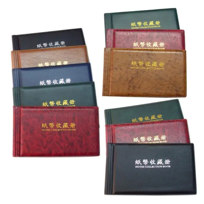 

20 Pages Money Collection Book Paper Album Holders 2019 Practical Currency Banknote Collection Storage Pocket Coin Tokens Album