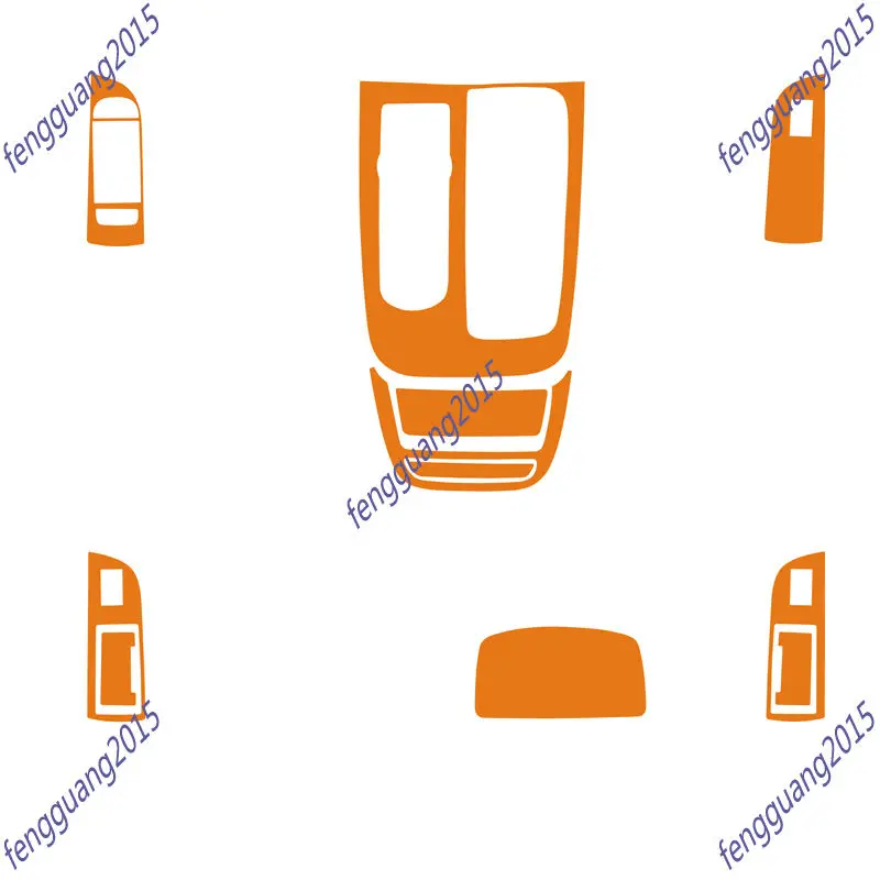 Glass switch&Stalls&Rear air conditioning stickers ForJaguar XJ XJL 11