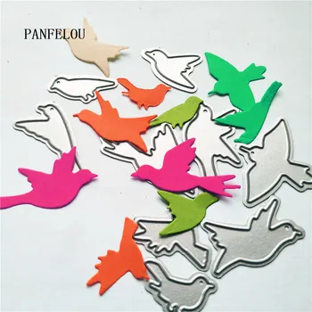 

PANFELOU The sky of birds metal craft paper die cutting dies Scrapbooking/DIY Easter wedding Embossing mould cards