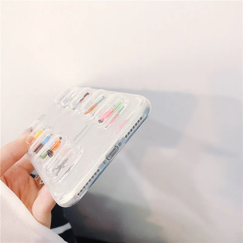 Ourdeals милый 3D капсульные таблетки чехол для телефона Huawei P10 P20 P30plus Nove3 3i 4 2s Mate10 20plus
